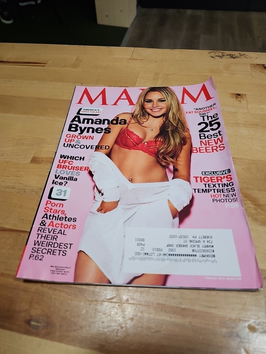 Maxim Magazine #146 February 2010 Amanda Bynes Cover Grown Up