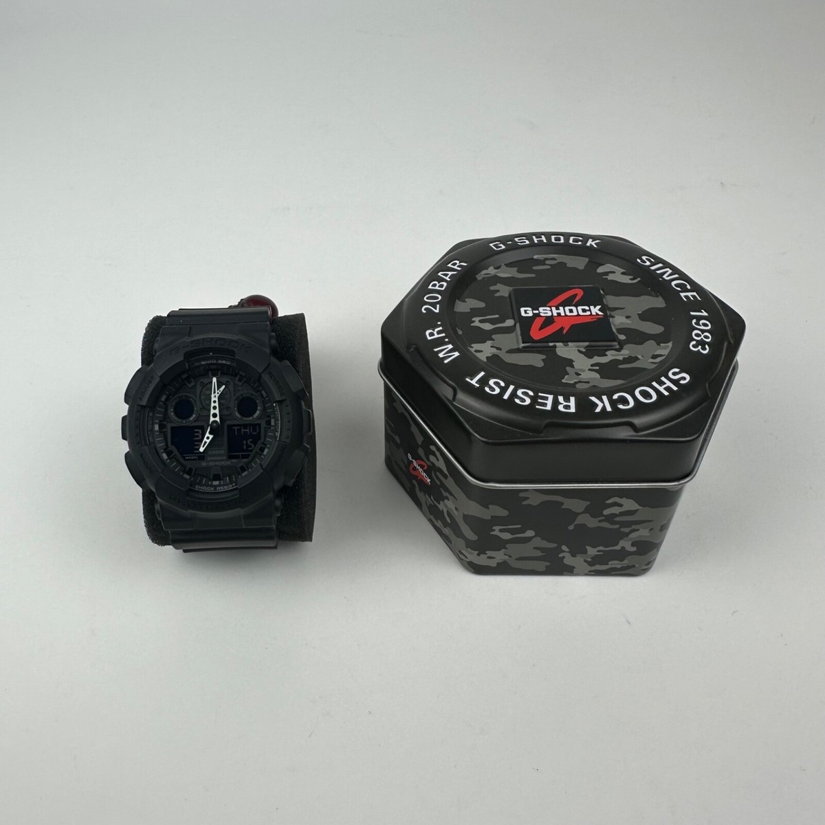 Casio G Shock WR20BAR Wristwatch GA-100 Black Watch Tested