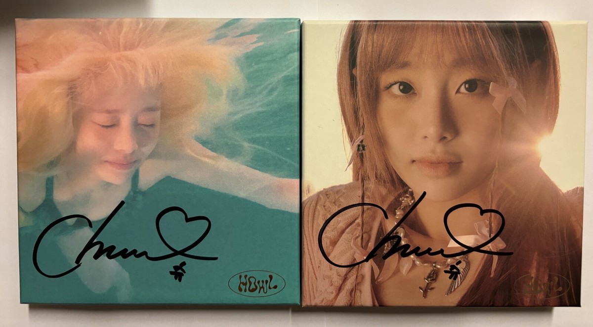 LOONA CHUU [HOWL] Autographed Signed Album Both Ver Full Set | eBay