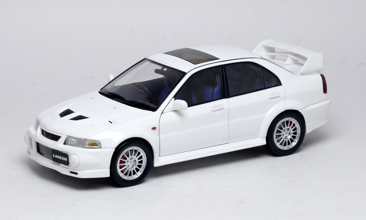 1/18 AUTOART 77152 MITSUBISHI LANCER EVO VI WHITE RHD | eBay