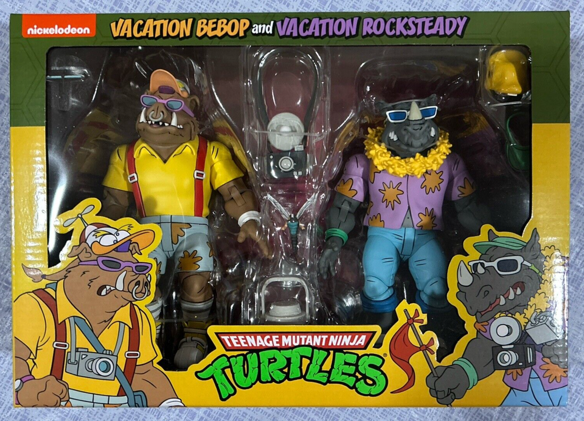 NEW 2024 Neca TEENAGE MUTANT NINJA TURTLES Vacation Rocksteady
