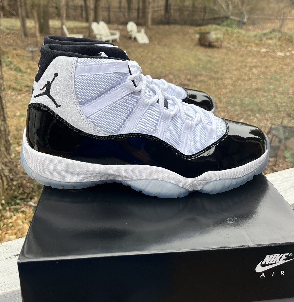 Air Jordan 11 Retro Concord 2018 DS Size 9.5 White/Black | eBay