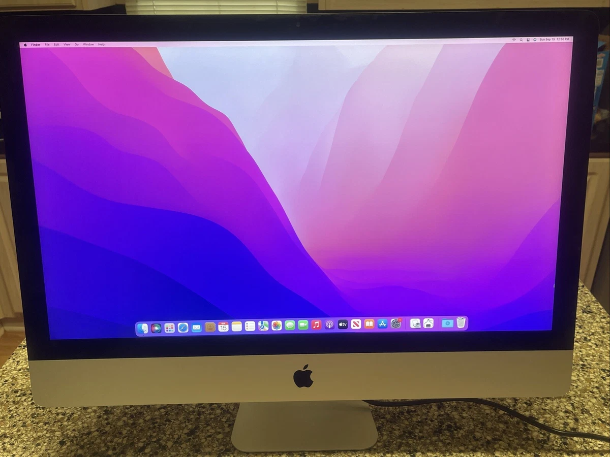 Apple iMac with Retina 5K display Intel Core i7 7th Gen. 2017