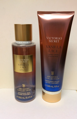 Victoria's Secret Vanilla Lace Fragrance Mist & Body Lotion set