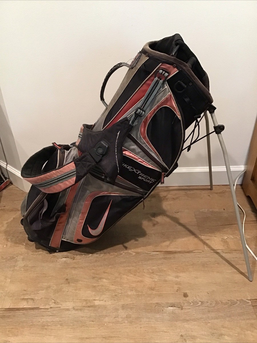 Nike Xtreme Sport golf stand bag 8-way Dual Strap distress color