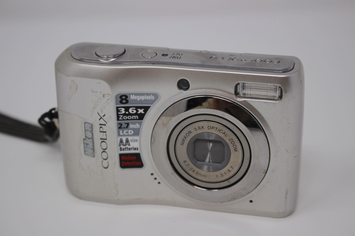 Nikon COOLPIX L19 8.0MP Digital Camera - Silver for sale online | eBay