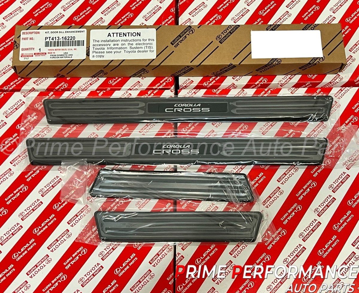 Toyota 2022-2024 Corolla Cross Genuine Door Sill Enhancement set