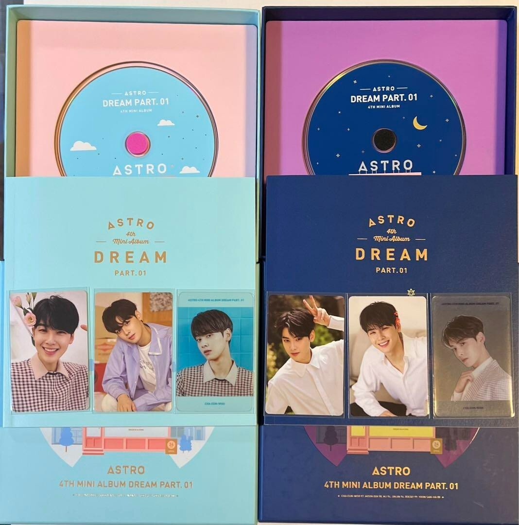 ASTRO Cha Eun-woo Eunwoo Dream Part 01 Night Day ver CD Clear