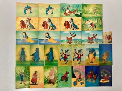 27 VINTAGE RETRO RARE MIDCENTURY ORIGINAL DISNEY LENTICULAR