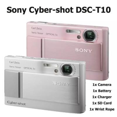 Sony Cyber-shot DSC-T10 7.2MP Digital Camera 3x Optical Zoom in