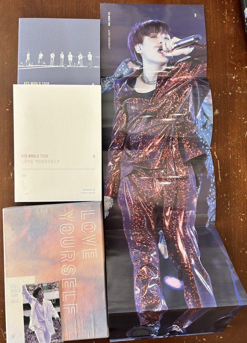 BTS Love Yourself in Seoul DVD w/ JHope Photocard & Suga Mini