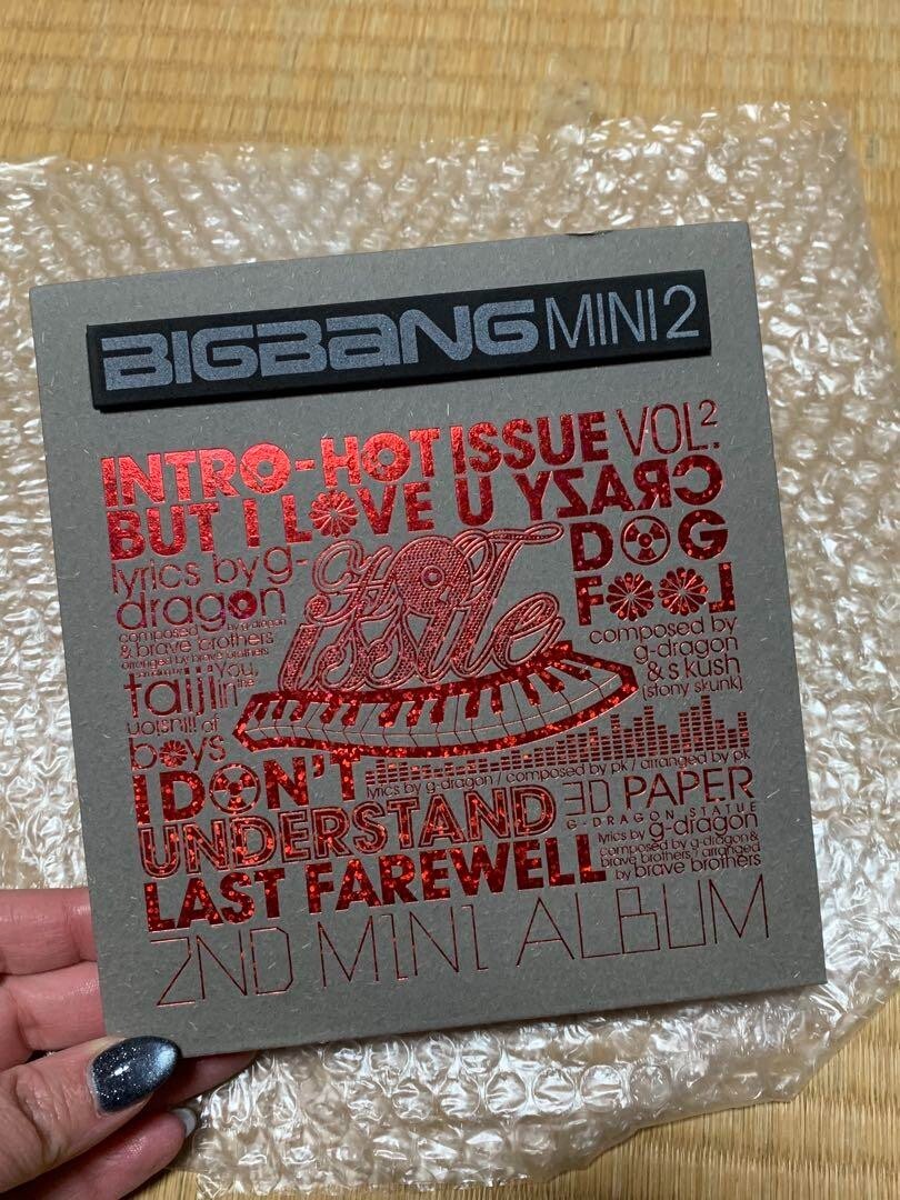 BIGBANG HOT ISSUE Mini Album Vol.2 CD Out of Print K-Pop Rare
