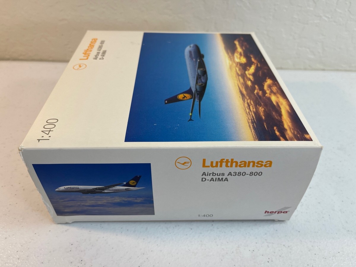 HERPA WINGS 1/400 LUFTHANSA AIRBUS A380-800 D-AIMA FIRST RELEASE