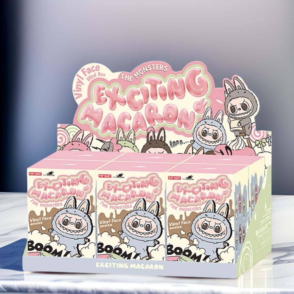 POPMART LABUBU The Monsters Macaron Plush Sealed Blind Box Set of