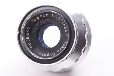 Tokyo Kogaku Topcor lens 50mm/F3.5 Leica 39mm LTM #584169 HTTY 62