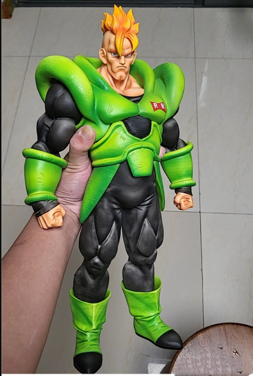 New Dragon Ball 1/4 ANDROID #16 GK Resin Model Painted Statue 49