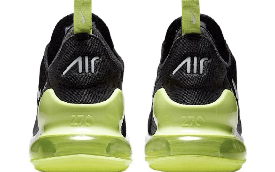 Nike Air Max 270 Men's Shoes Light Lemon Twist Black AH8050 703