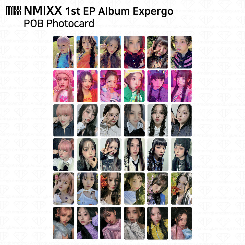 NMIXX 1st EP Album Expergo POB Photocard Aladin Apple Ktown