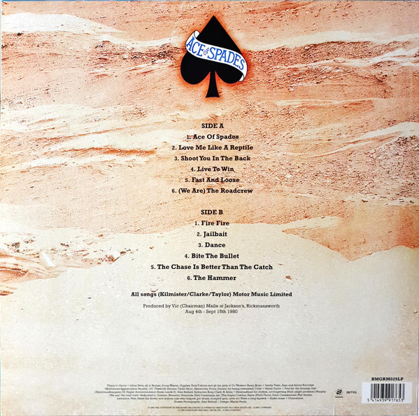 Motörhead - Ace Of Spades (LP, Album, RE, 180) | eBay