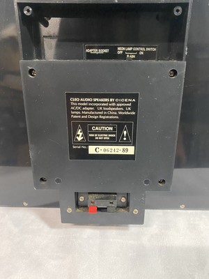 Vintage 1980s Neon Cleo Audio Pair of Speakers Cicena | eBay