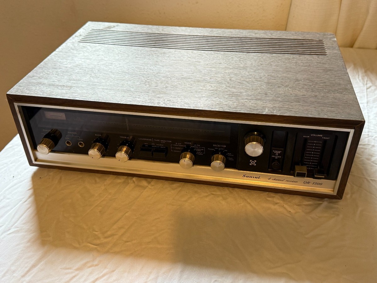 Sansui QR-1500 4-Channel Receiver – Powers On – Vintage