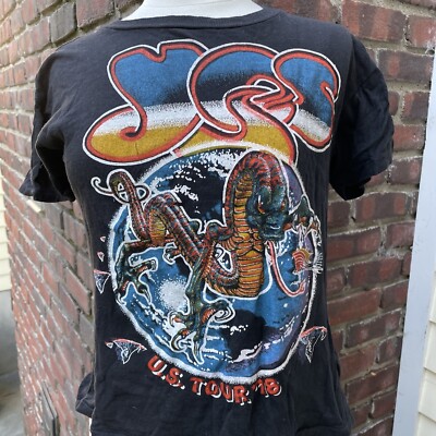 RARE 1978 VINTAGE YES TOUR SHIRT ORIGINAL OLD CONCERT US TOUR