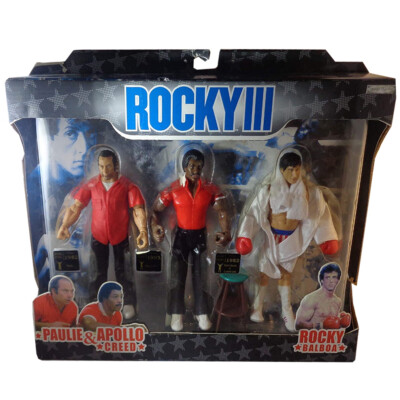 JAKKS PACIFIC ROCKY III ACTION FIGURE (3) PLAYSET PAULIE, APOLLO