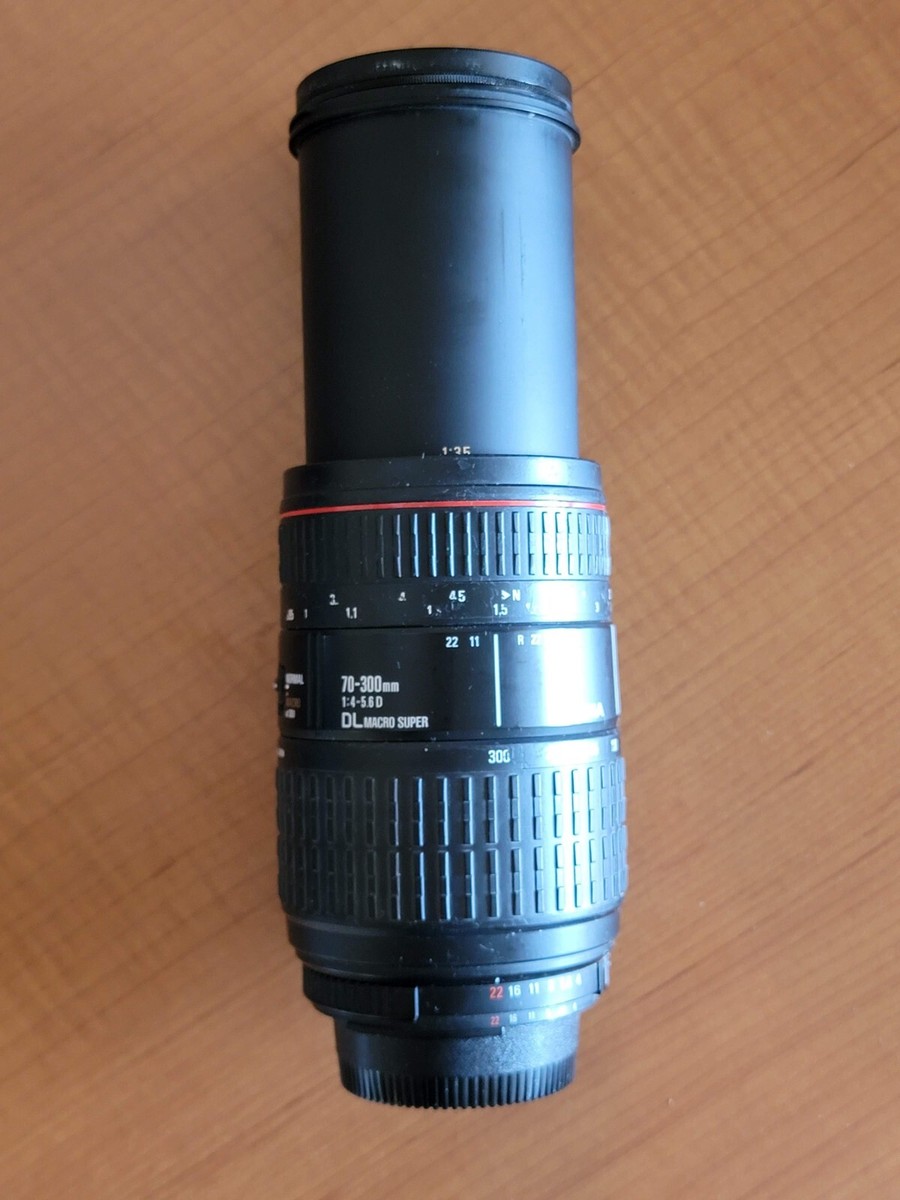 Sigma 70-300mm F4-5.6 DL Macro Super Lens for Nikon-AF Camera | eBay