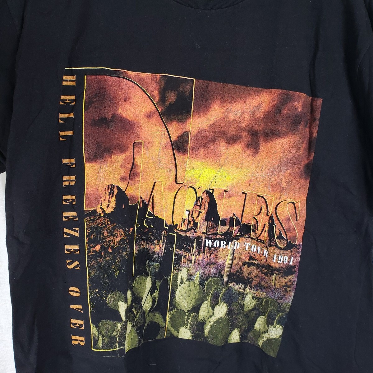 Vintage Eagles Hell Freezes Over World Tour tshirt 94 Mens XL