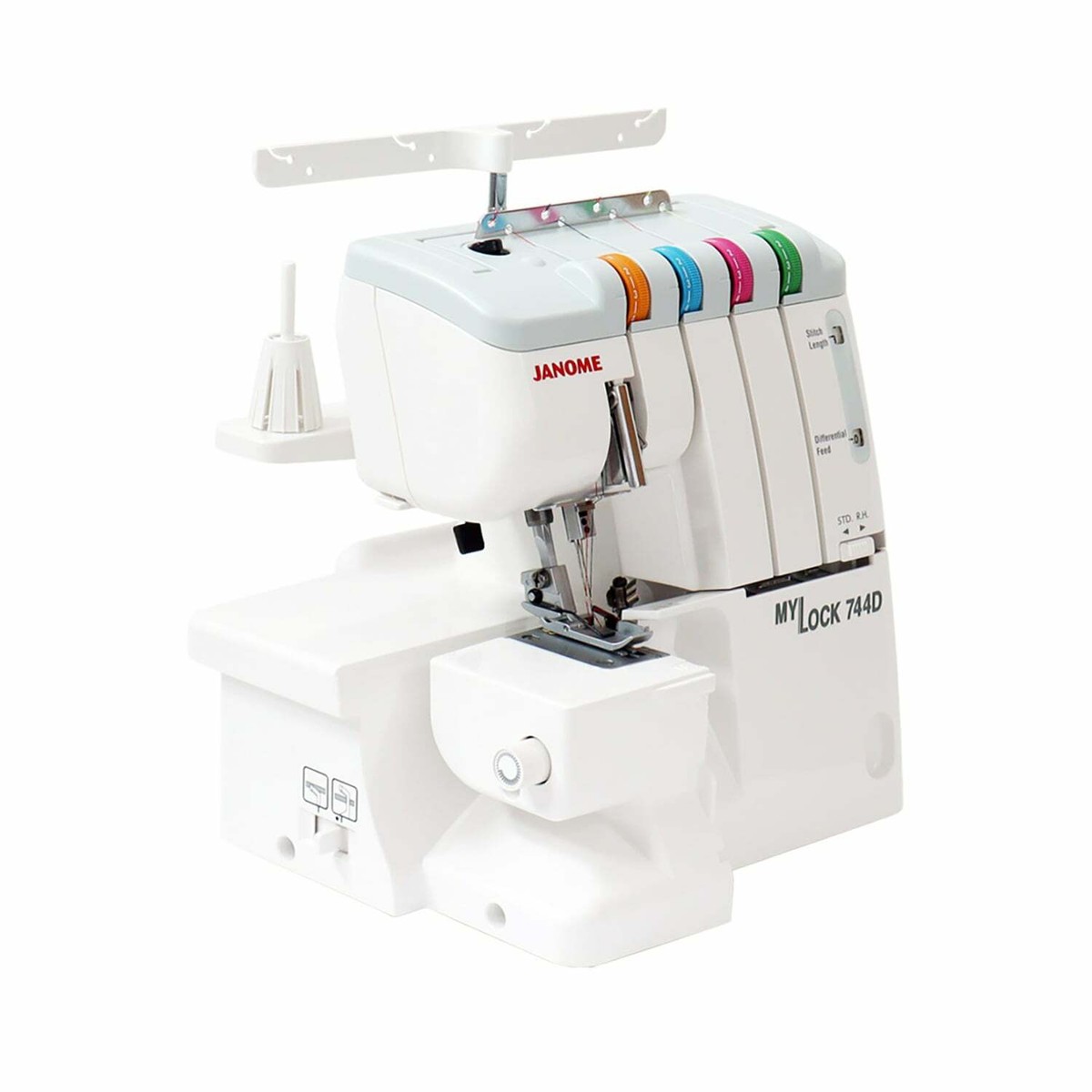 Janome My Lock 744D Overlocker Brand New In Box, 3 & 4 Thread Free