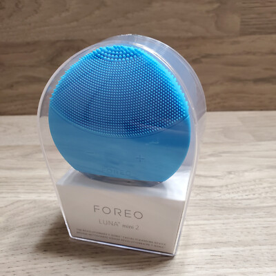 FOREO Luna Mini 2 Facial Cleansing Device AQUAMARINE - New