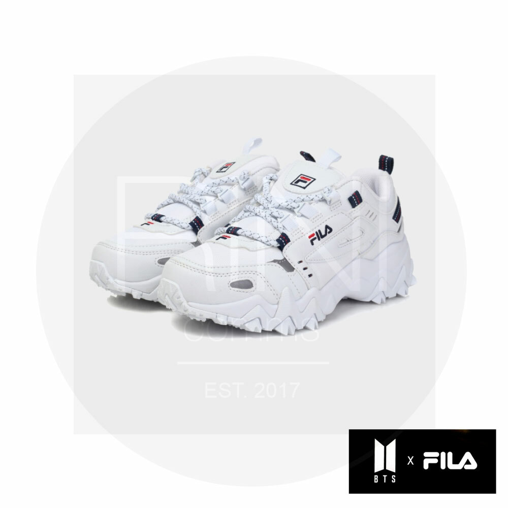 BTS FILA J-Hope Shoes Oakment TR 1JM00801_125 + Tracking Number | eBay