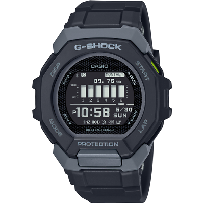 CASIO G-SHOCK GBD-300-1JF G-SQUAD Bluetooth Solar Digital Watch