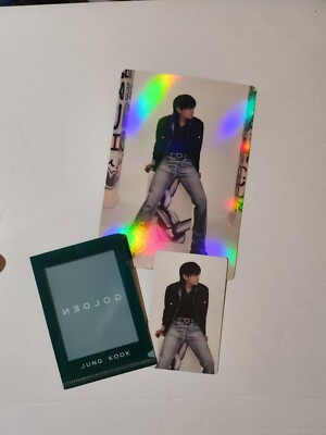 Bts Jungkook Golden Weverse Global Preorder Benefit Photocard And