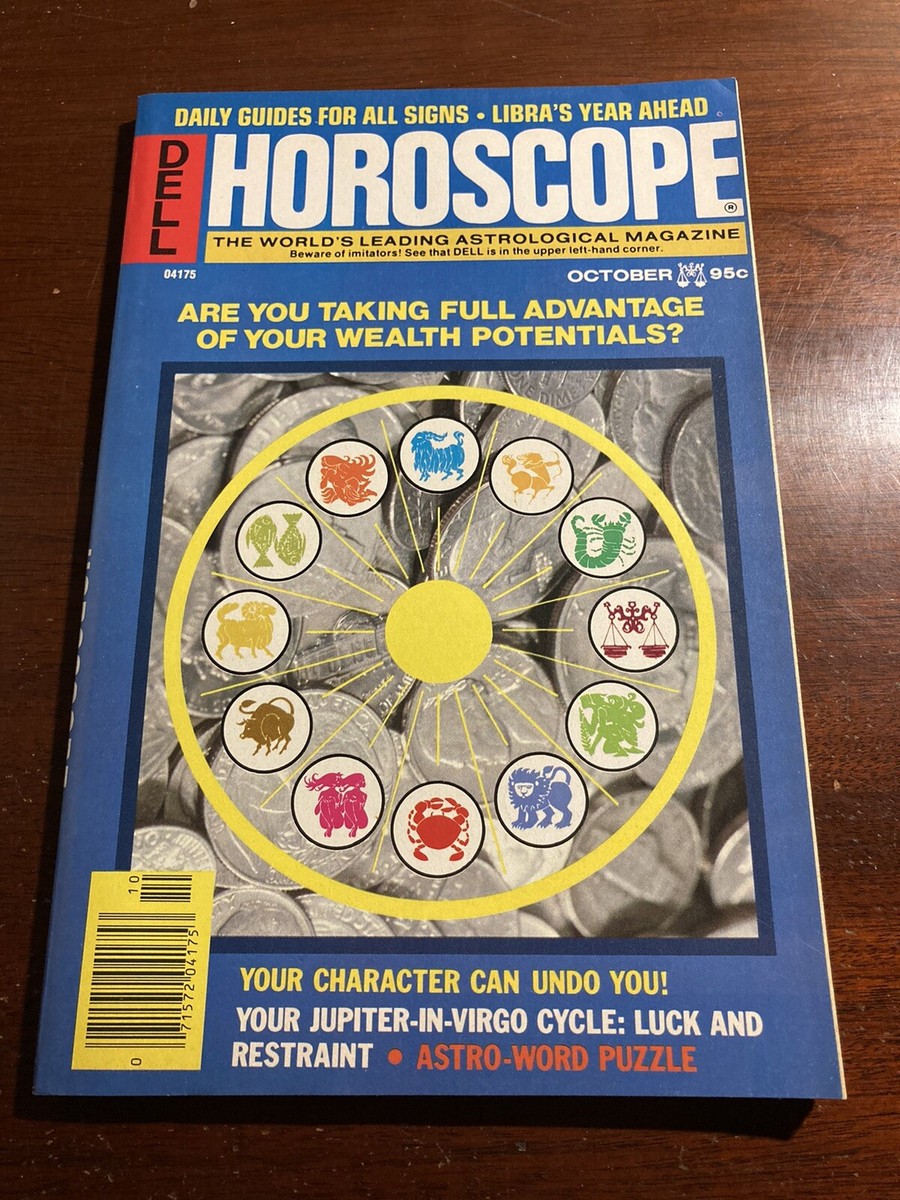 Dell Horoscope October 1979 Libra Jupiter-in-Virgo Cycle Luck