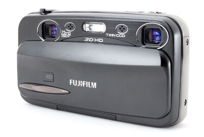 FUJIFILM FinePix Fine Pix REAL 3D W3 digital camera black mint | eBay