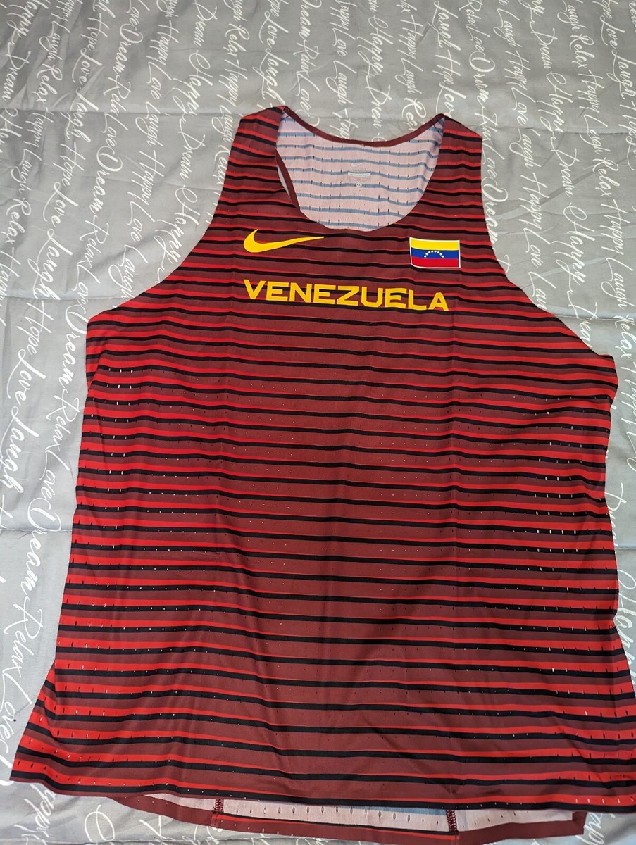Nike Pro Elite Venezuela Track and Field Singlet Mens Size XL