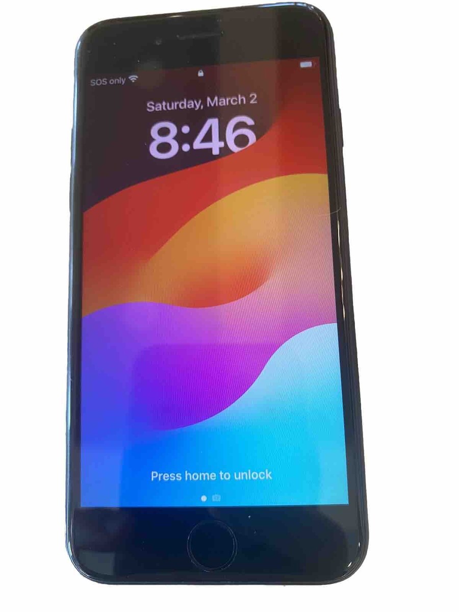 Apple iPhone SE 2nd Gen A2275 64Gb Locked Black MHF83LL/A