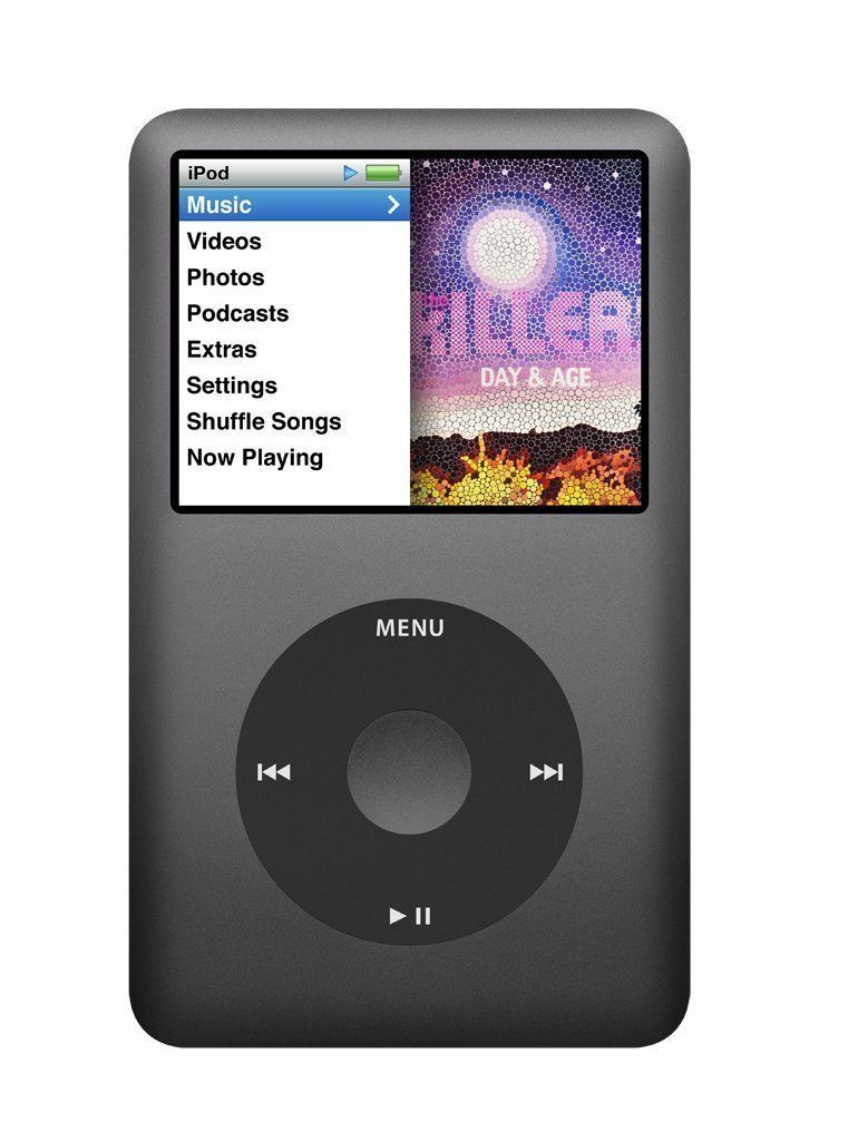 NEW Apple iPod classic 7th Generation Black (120 GB) MP3 Player