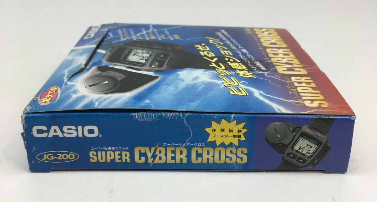 New Casio Super Cyber Cross JG-200 Vintage Digital Men's Watch