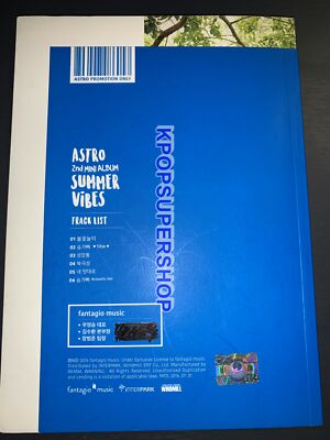 Astro 2nd Mini Album Summer Vibes Album Autographed Signed CD