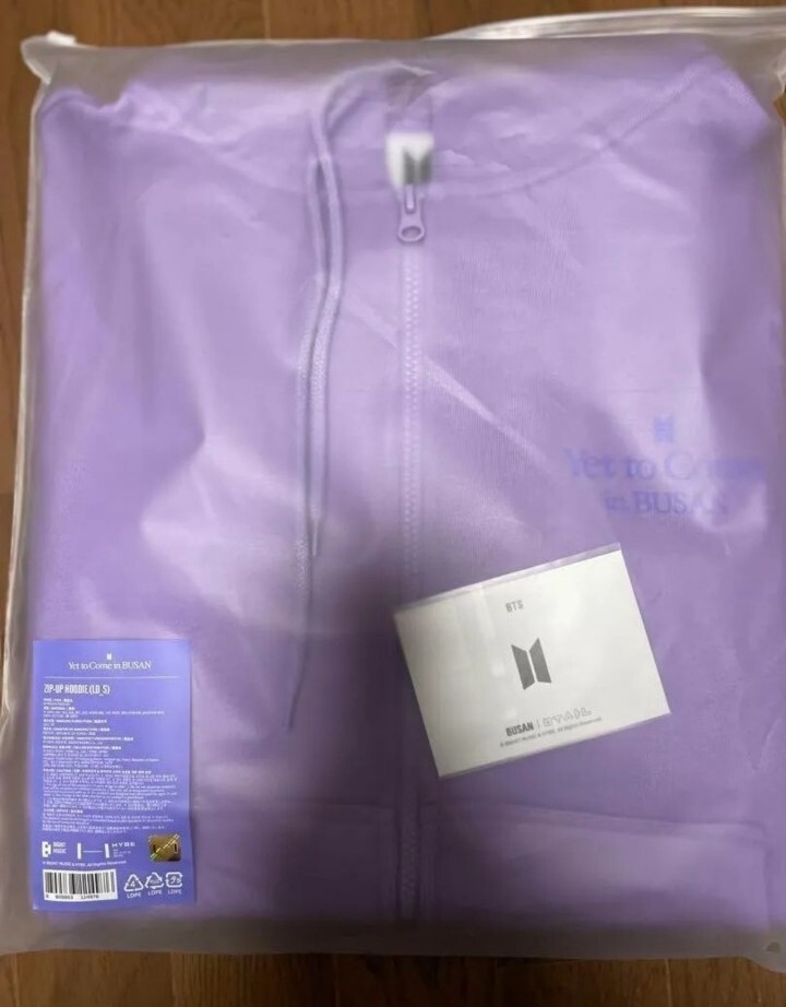 Sサイズ BTS 釜山コン ARMY ジップアップフーディ パーカー 公式