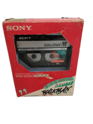 Sony Double Cassette Walkman WM-W800 Stereo Corder Recorder Unused