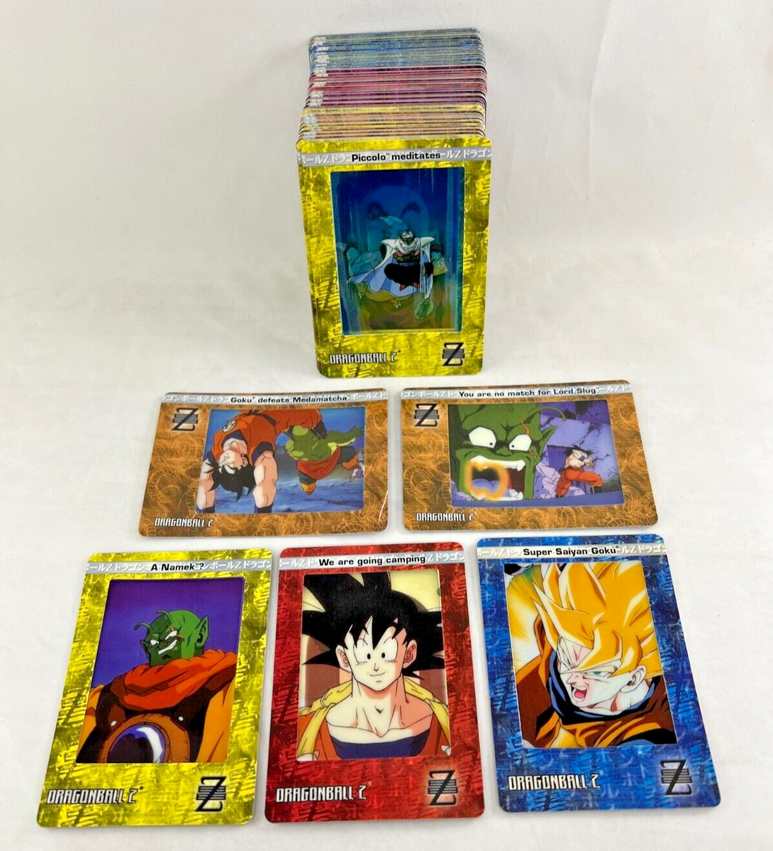 DRAGONBALL Z (Artbox 2002) Complete FILM CARDZ CLEAR CEL Card Set
