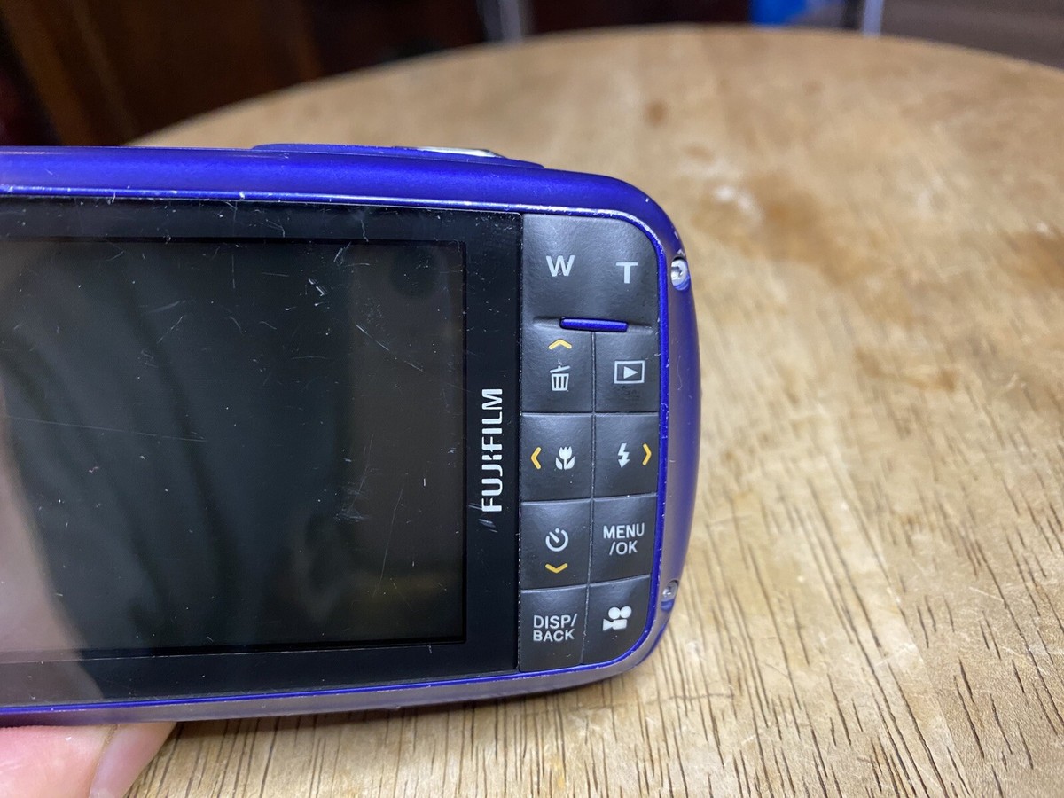 Fujifilm FinePix Z33WP Digital Camera Blue Purple Waterproof