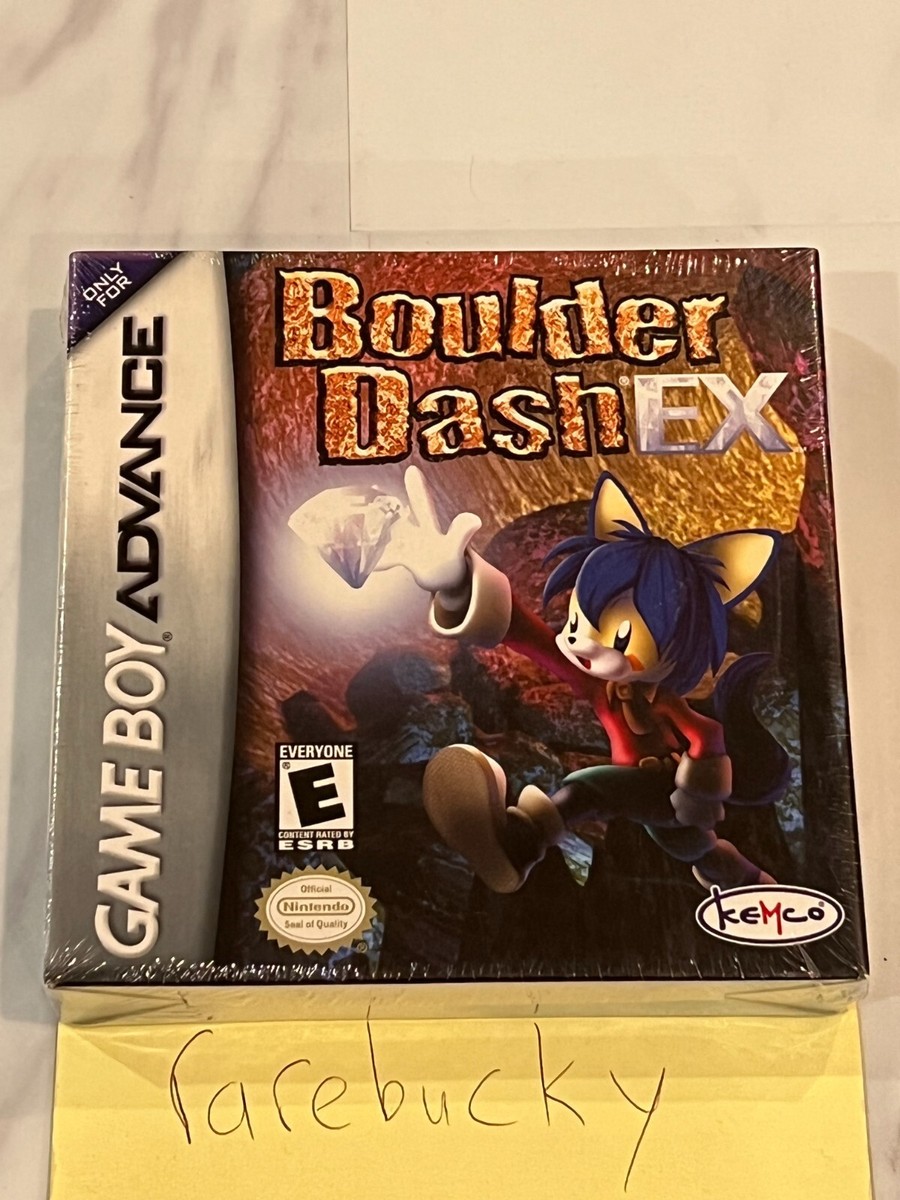 Boulder Dash EX (Game Boy Advance) NEW SEALED H-SEAM EXCELLENT