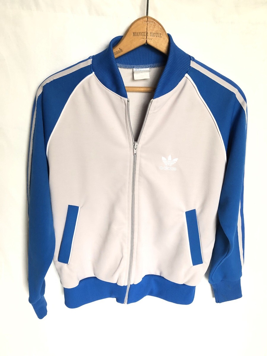 Vintage 80s Adidas ATP Keyrolan Track Jacket Made in USA Running