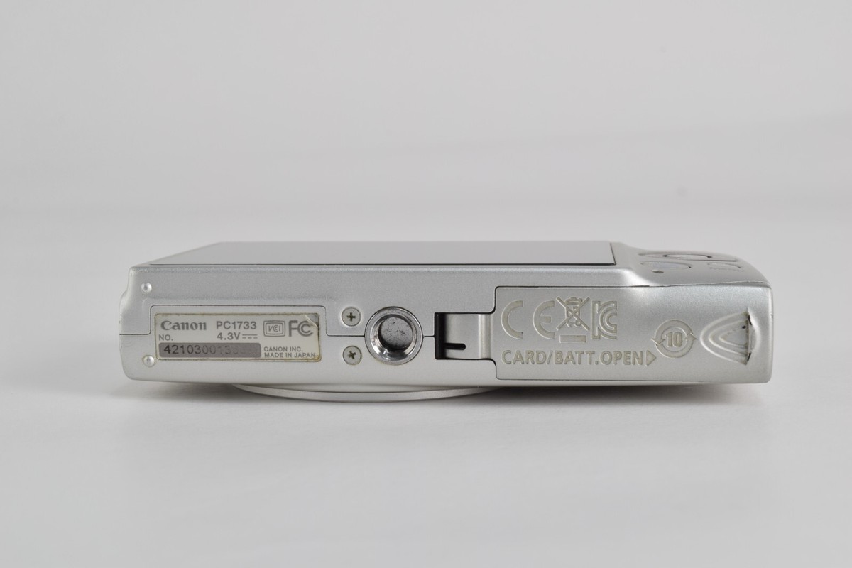 Near Mint]Canon IXY 220F Silver Digital Camera Optical 5x Zoom