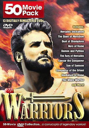 Warriors - 50 Movie MegaPack (DVD, 2006, 13-Disc Set) for sale