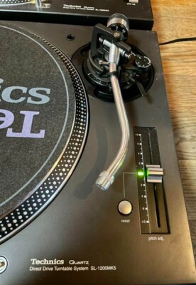 Technics SL-1200MK5 pair set Black DJ Turntable record player | eBay